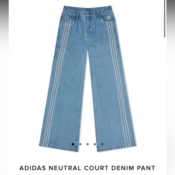 Adidas Neutral Court Denim Pant - Picture 2 of 10